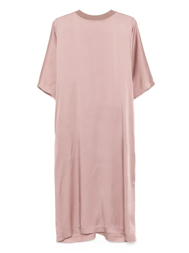 Fabiana Filippi Fabiana Filippi ピンクのショートスリーブミディドレスの商品画像