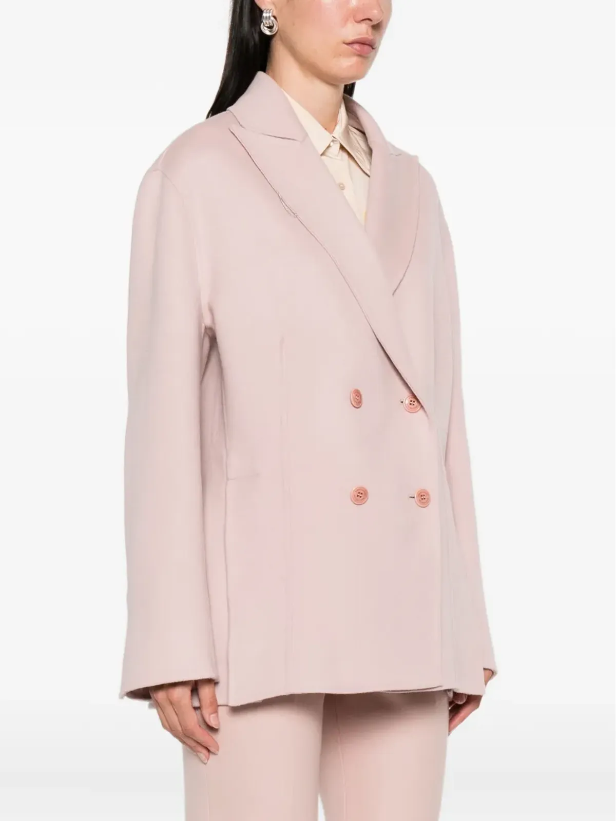Ermanno Scervino ダブルブレスト ウールジャケット - 画像3