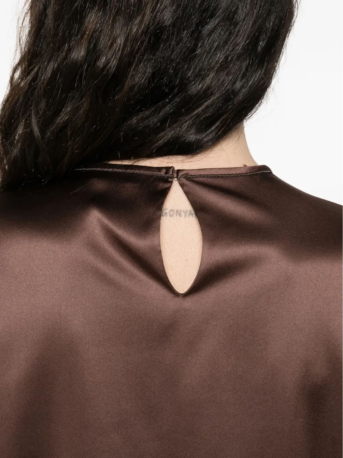 Brunello Cucinelli クリスタル装飾 ブラウス - 画像5