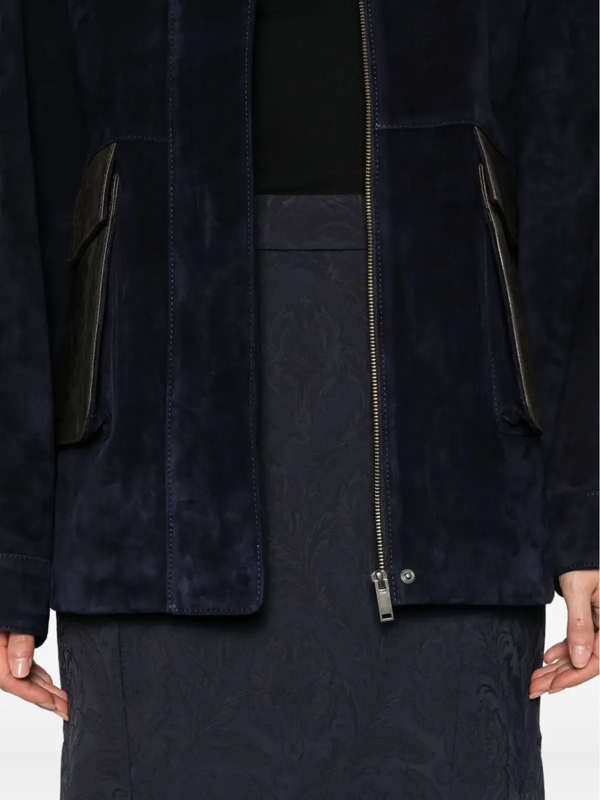 ETRO ダマスク柄ミディスカート - 画像5
