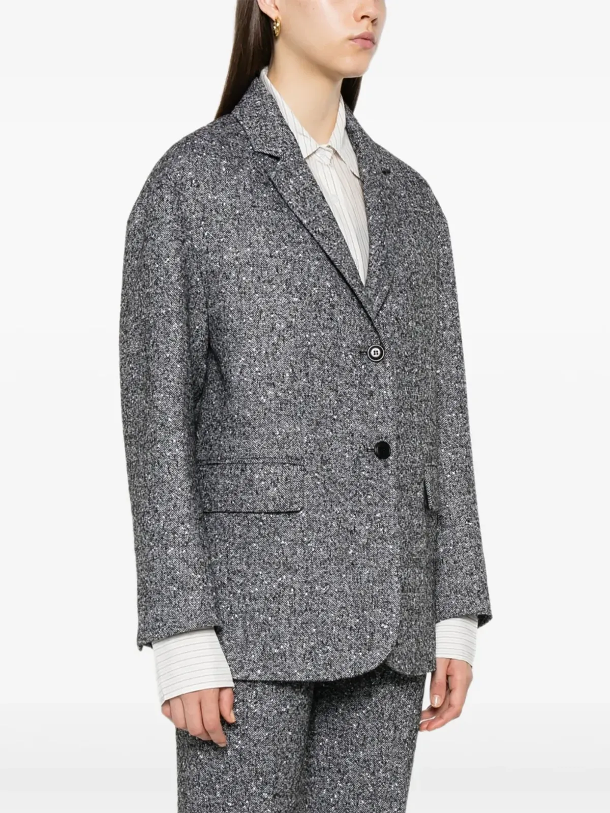 Ermanno Scervino ツーボタンブレザー - 画像3