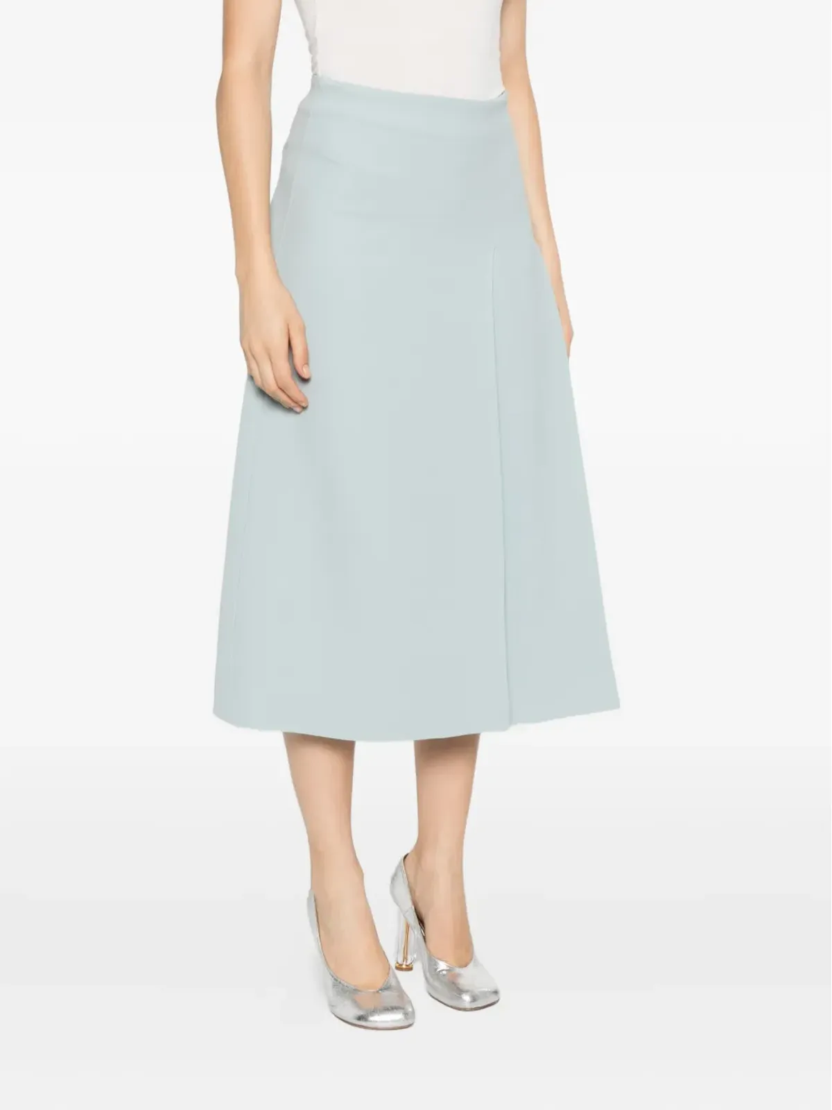 Ermanno Scervino プリーツディテール ミディスカート - 画像3