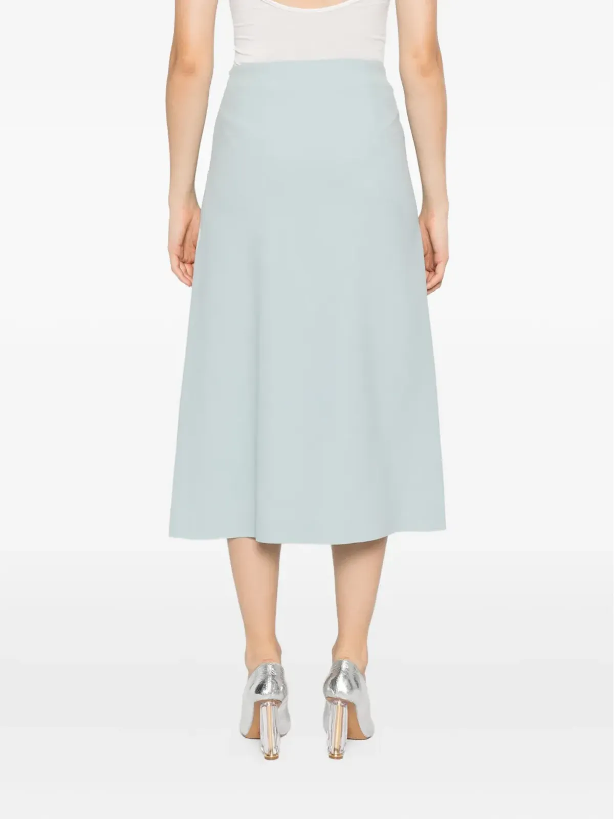 Ermanno Scervino プリーツディテール ミディスカート - 画像4