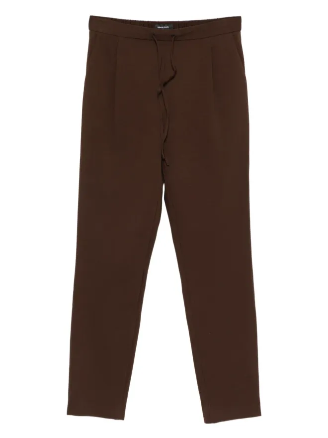 Fabiana Filippi Fabiana Filippi プリーツドローコードストレートパンツの商品画像