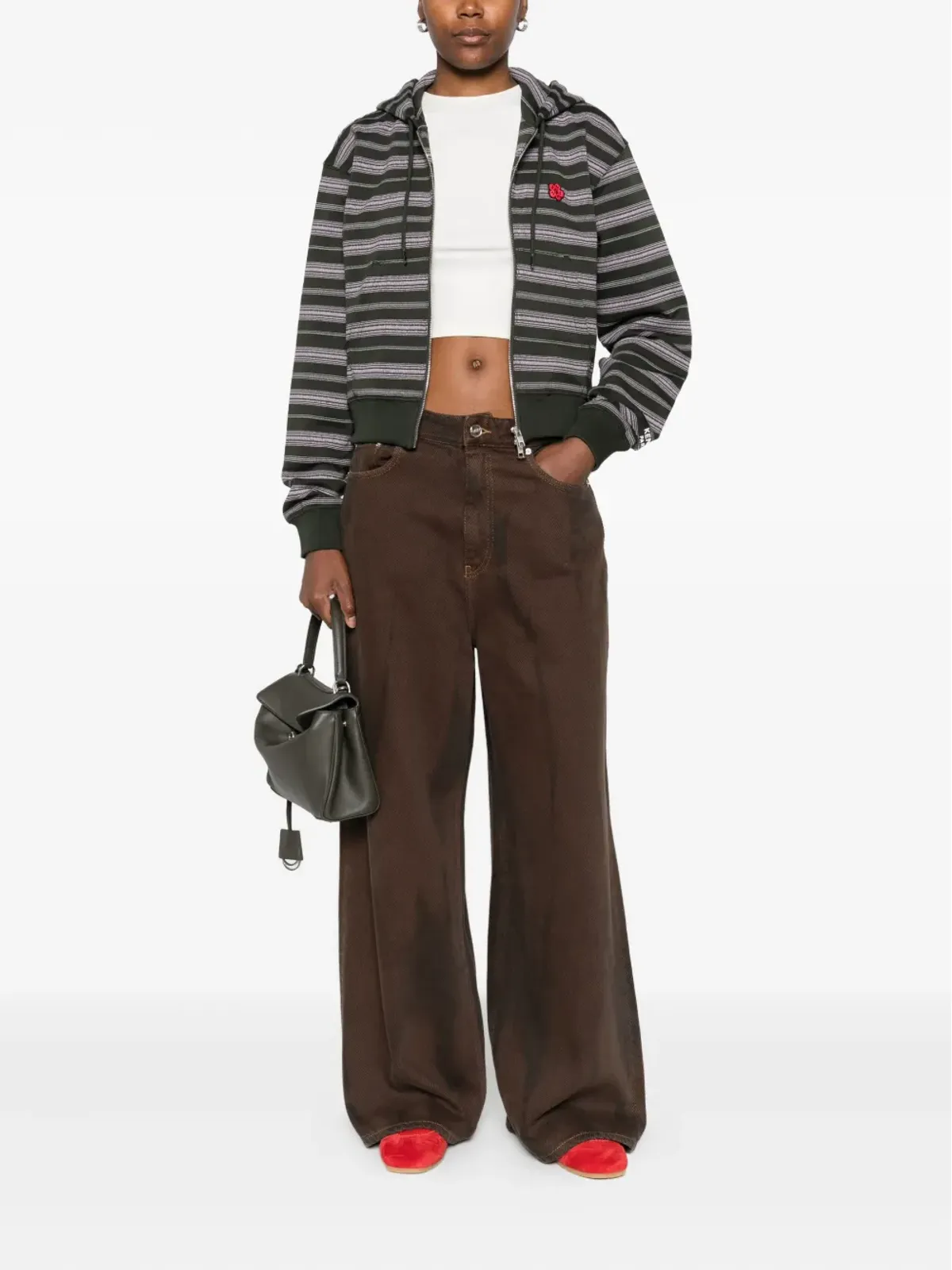 Kenzo ストライプ柄フーディ - 画像2