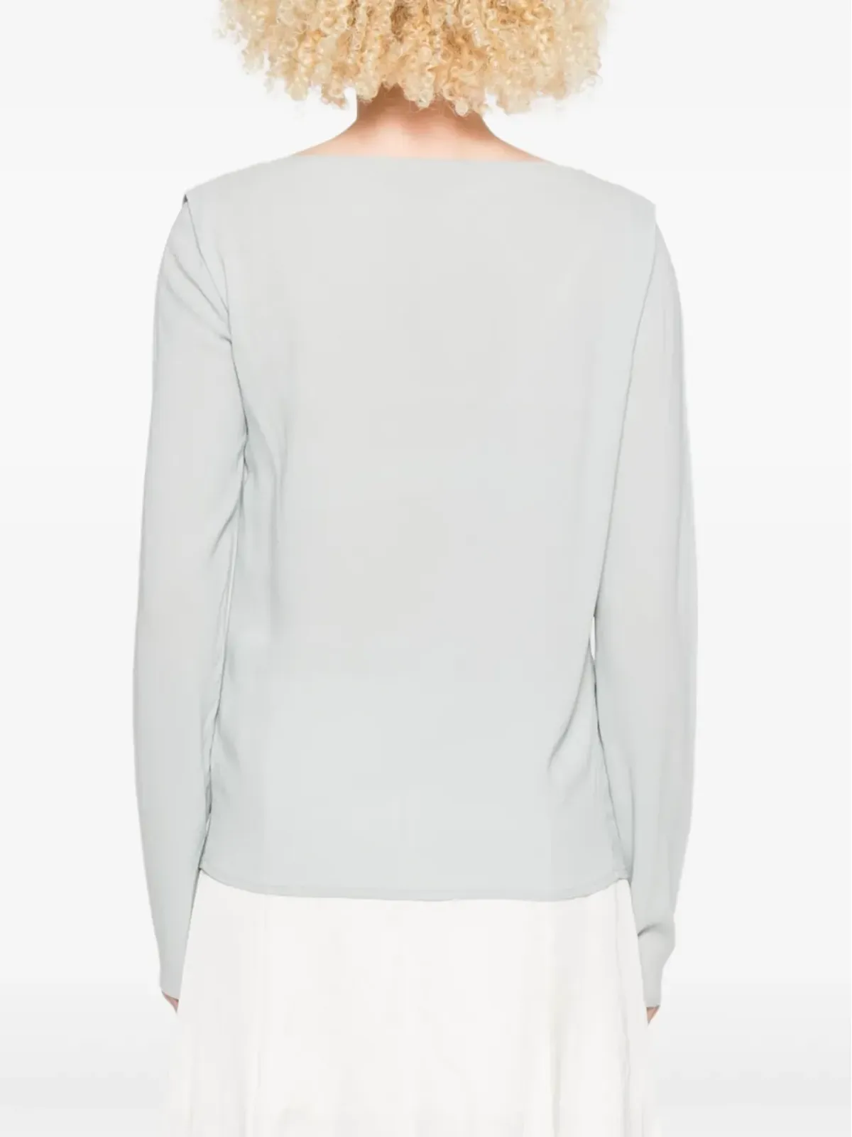 Ermanno Scervino ロングスリーブ ボートネック スウェット - 画像4