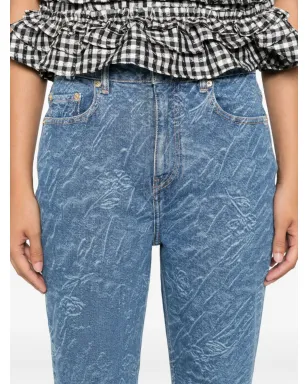 GANNI テクスチャードファイブポケットジーンズ - サムネイル5