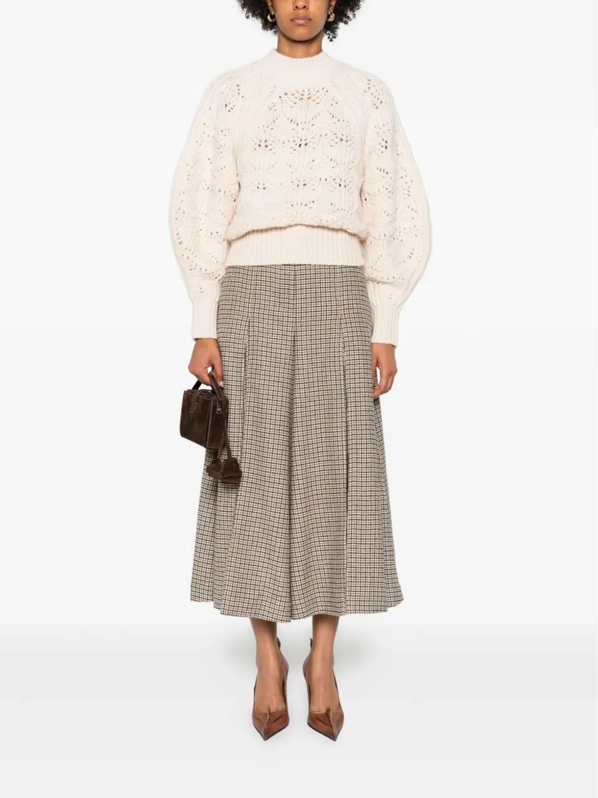 ZIMMERMANN リーフ柄ハイネックセーター - 画像2