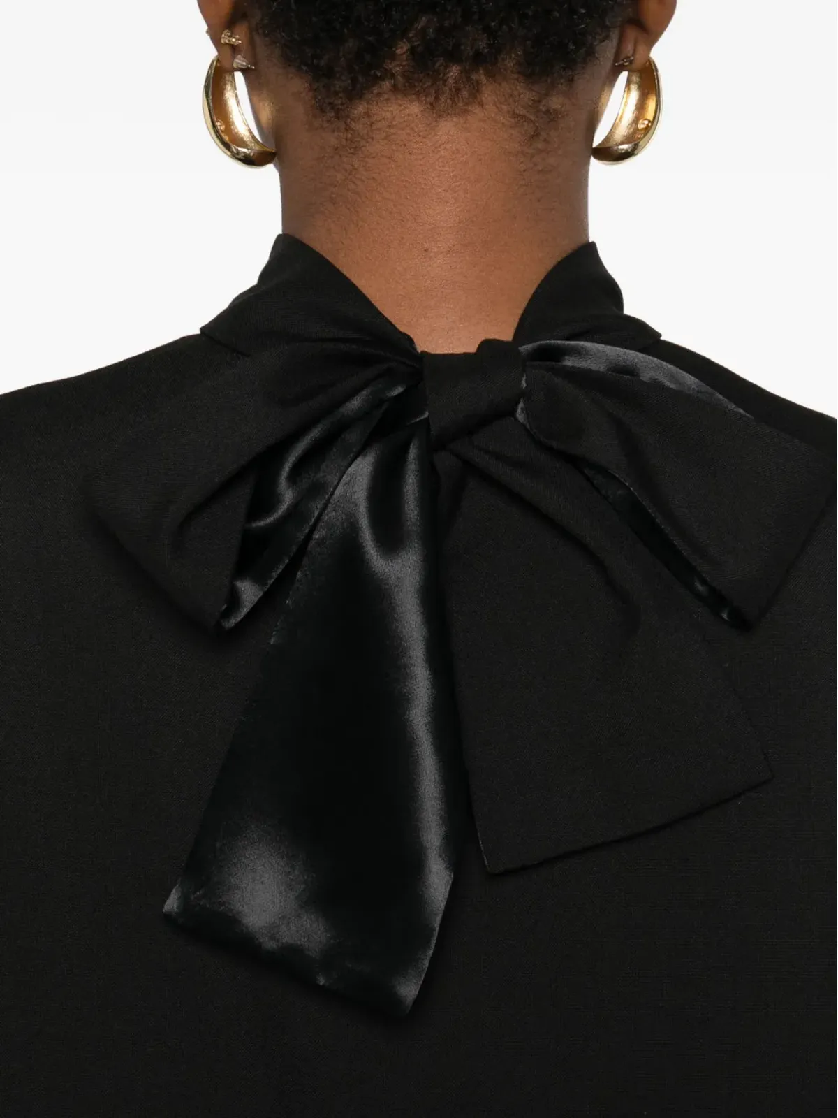 Marni ボウディテール ミディドレス ブラック - 画像5