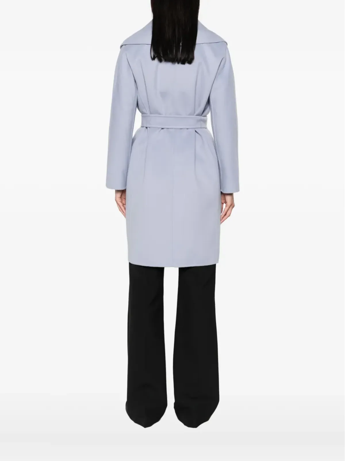 S Max Mara ベルト付きラップコート - 画像4
