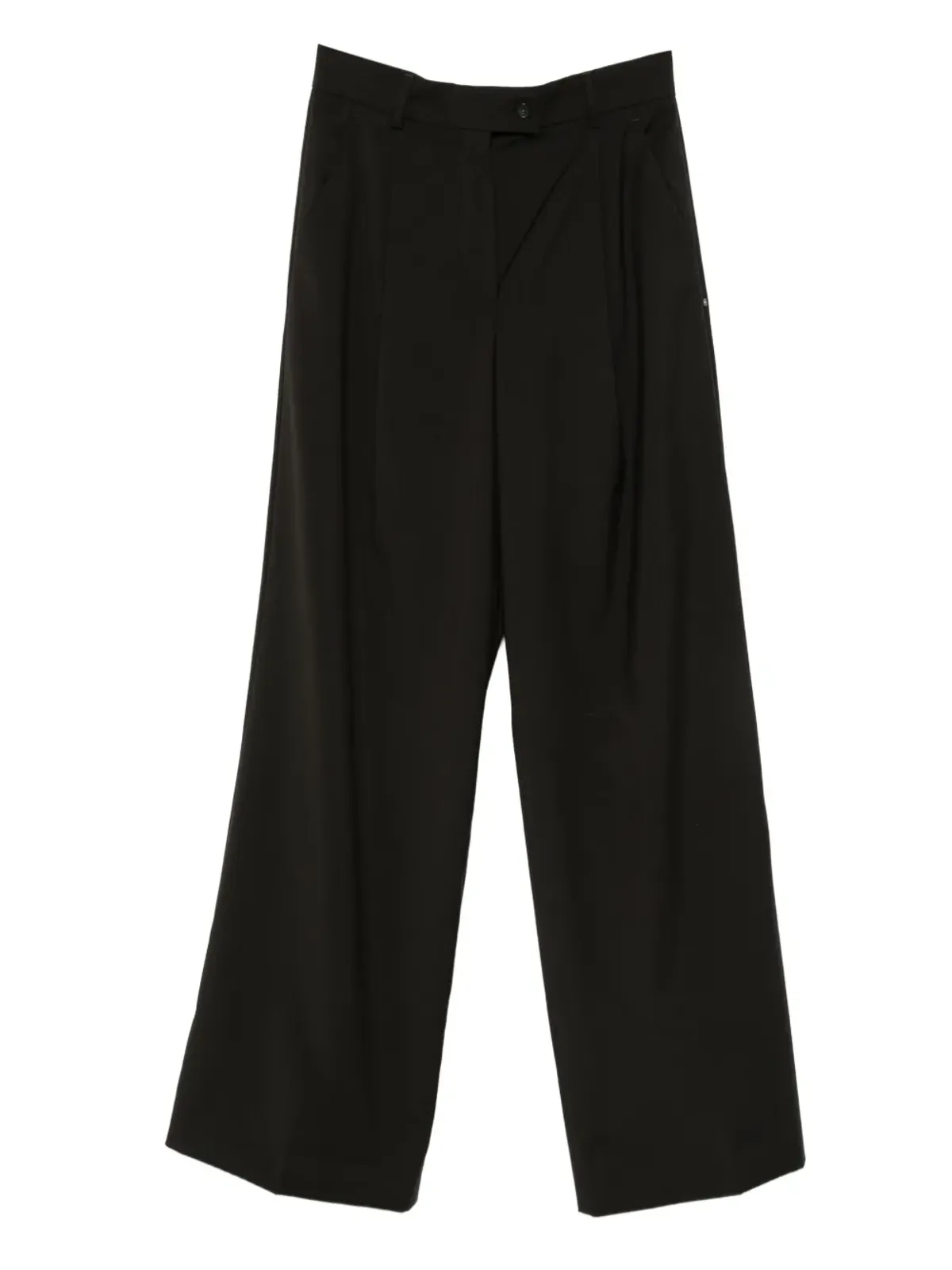 Sportmax プリーツ入り テーラードパンツ - ブラック - 画像1