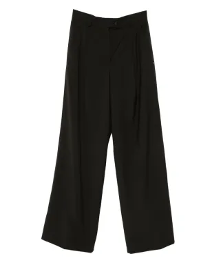 Sportmax プリーツ入り テーラードパンツ - ブラック - サムネイル1