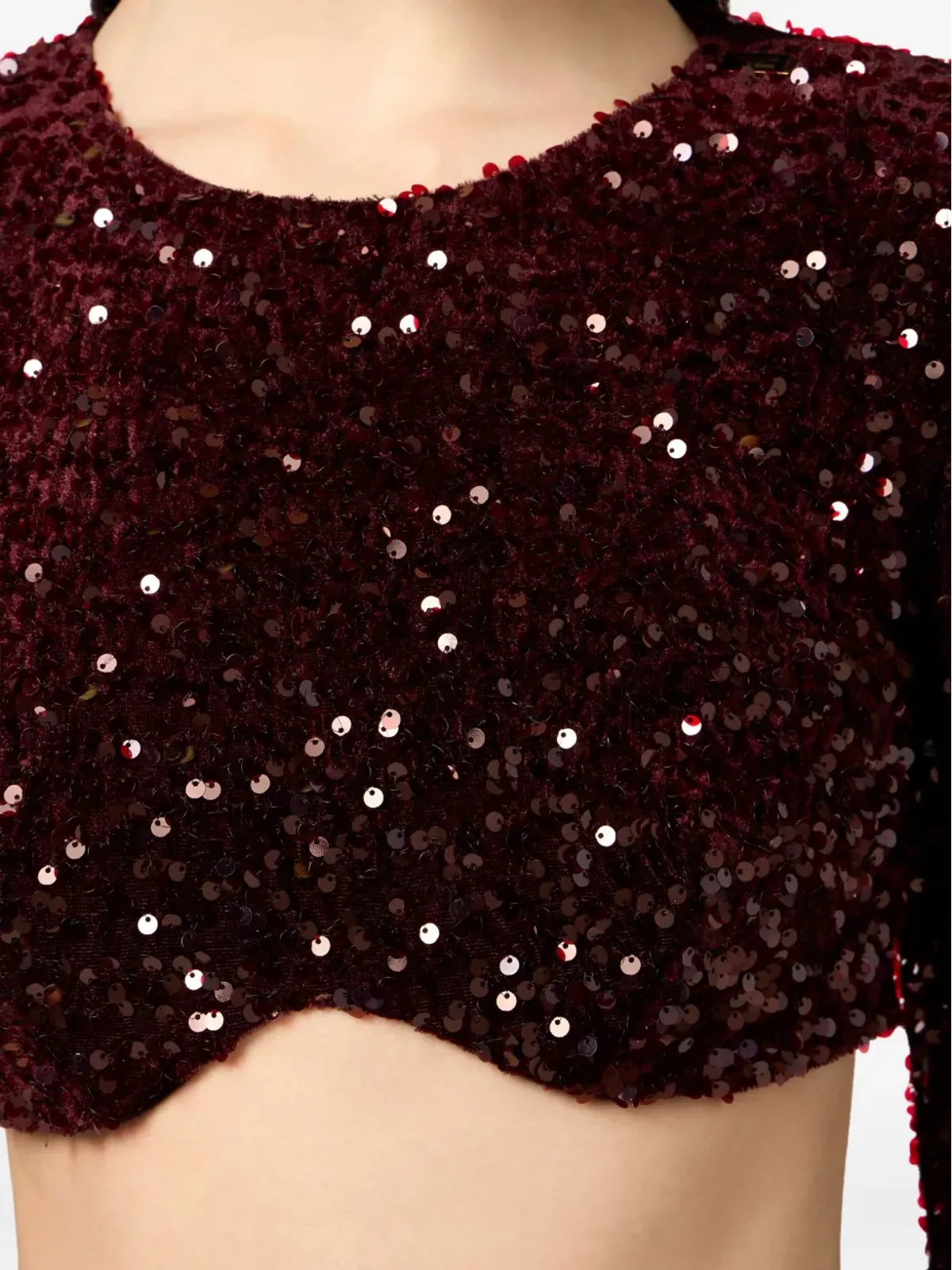 Elisabetta Franchi スパンコール付き長袖ブラウス - 画像5
