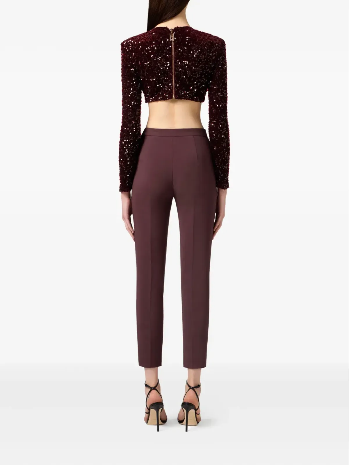 Elisabetta Franchi スパンコール付き長袖ブラウス - 画像4