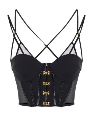 Elisabetta Franchi コルセットディテール タンクトップ - サムネイル1
