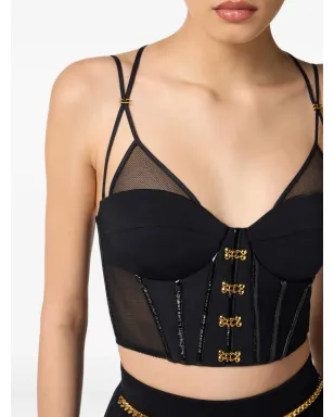 Elisabetta Franchi コルセットディテール タンクトップ - サムネイル4