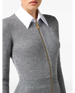 Elisabetta Franchi スパンコール装飾付きニットジャンプスーツ - サムネイル5