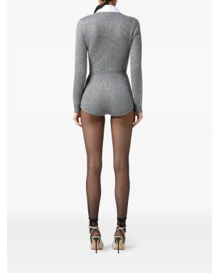 Elisabetta Franchi スパンコール装飾付きニットジャンプスーツ - サムネイル4