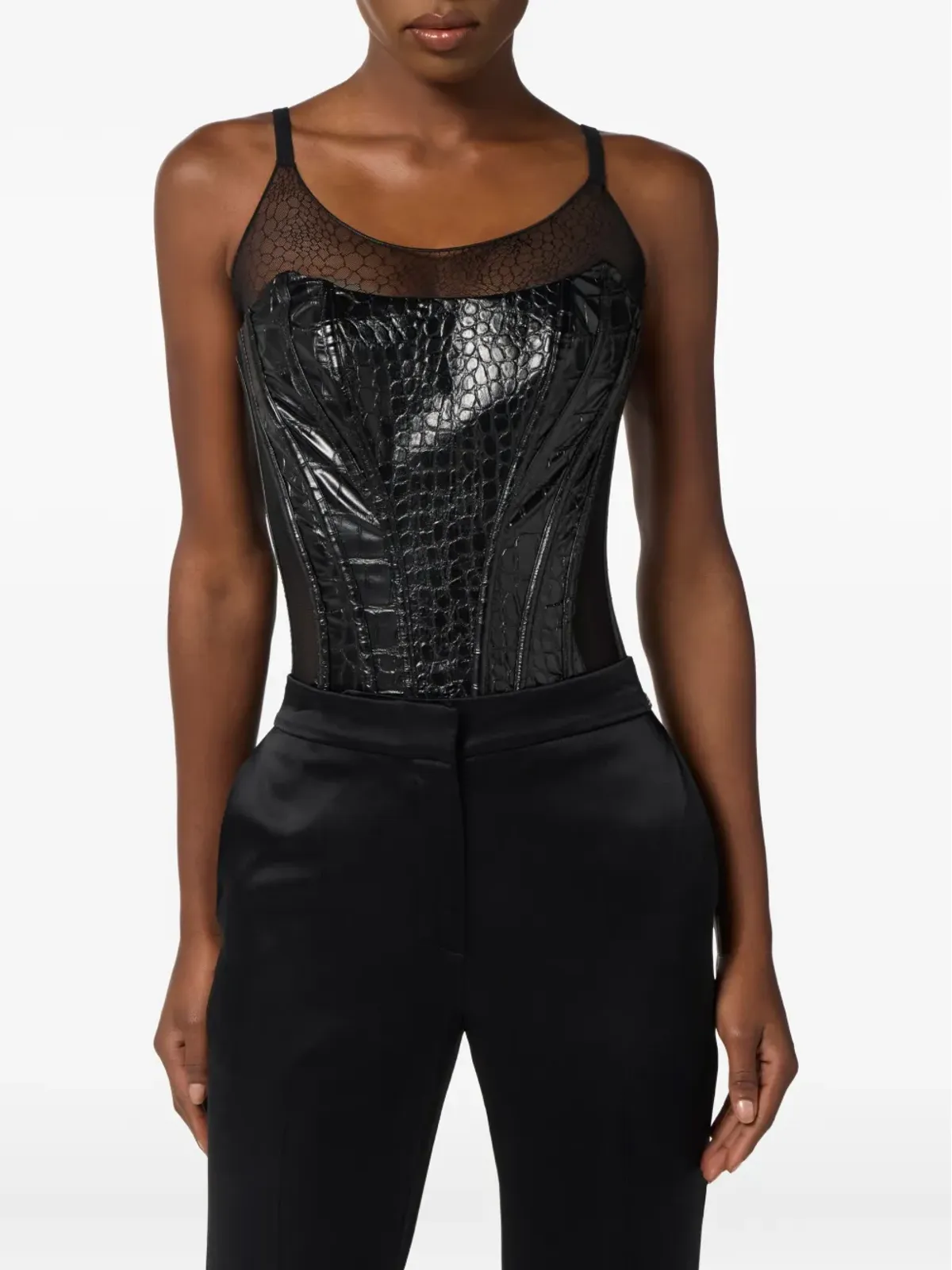 Elisabetta Franchi コルセットトップ - 画像4