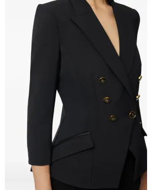 Elisabetta Franchi ダブルブレスト ゴールドボタン ジャケット - ブラック - サムネイル4