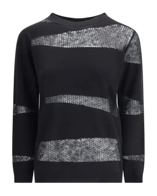 Fabiana Filippi メッシュインサート入りセーター - サムネイル2