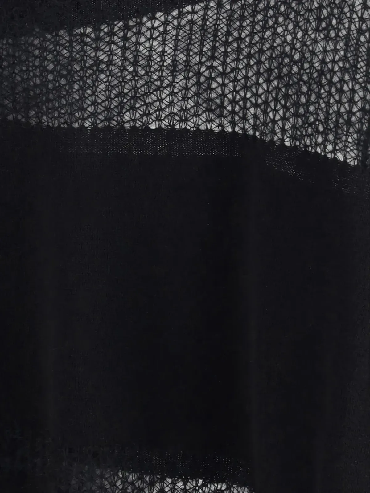 Fabiana Filippi メッシュインサート入りセーター - 画像3