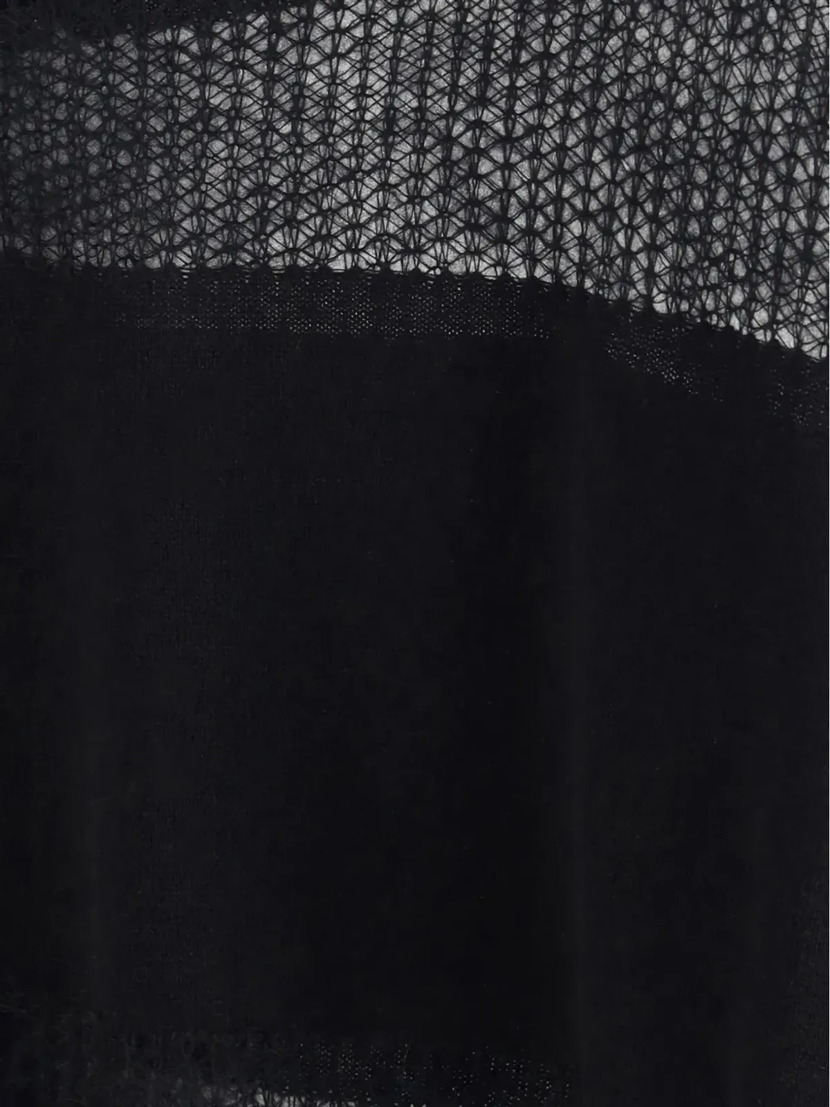 Fabiana Filippi メッシュインサート入りセーター - 画像4