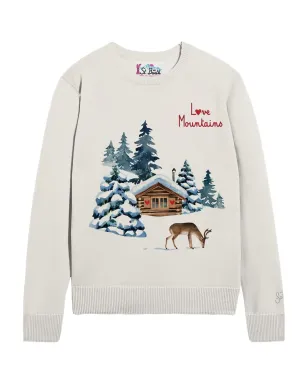 MC2 Saint Barth Kids マウンテンプリントセーター - サムネイル1