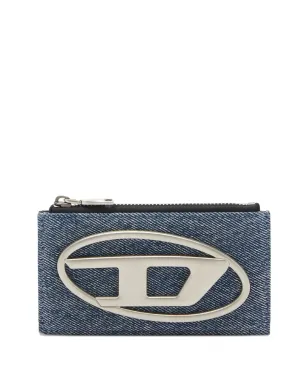 Diesel ロゴジップカードホルダー ブルー - サムネイル1