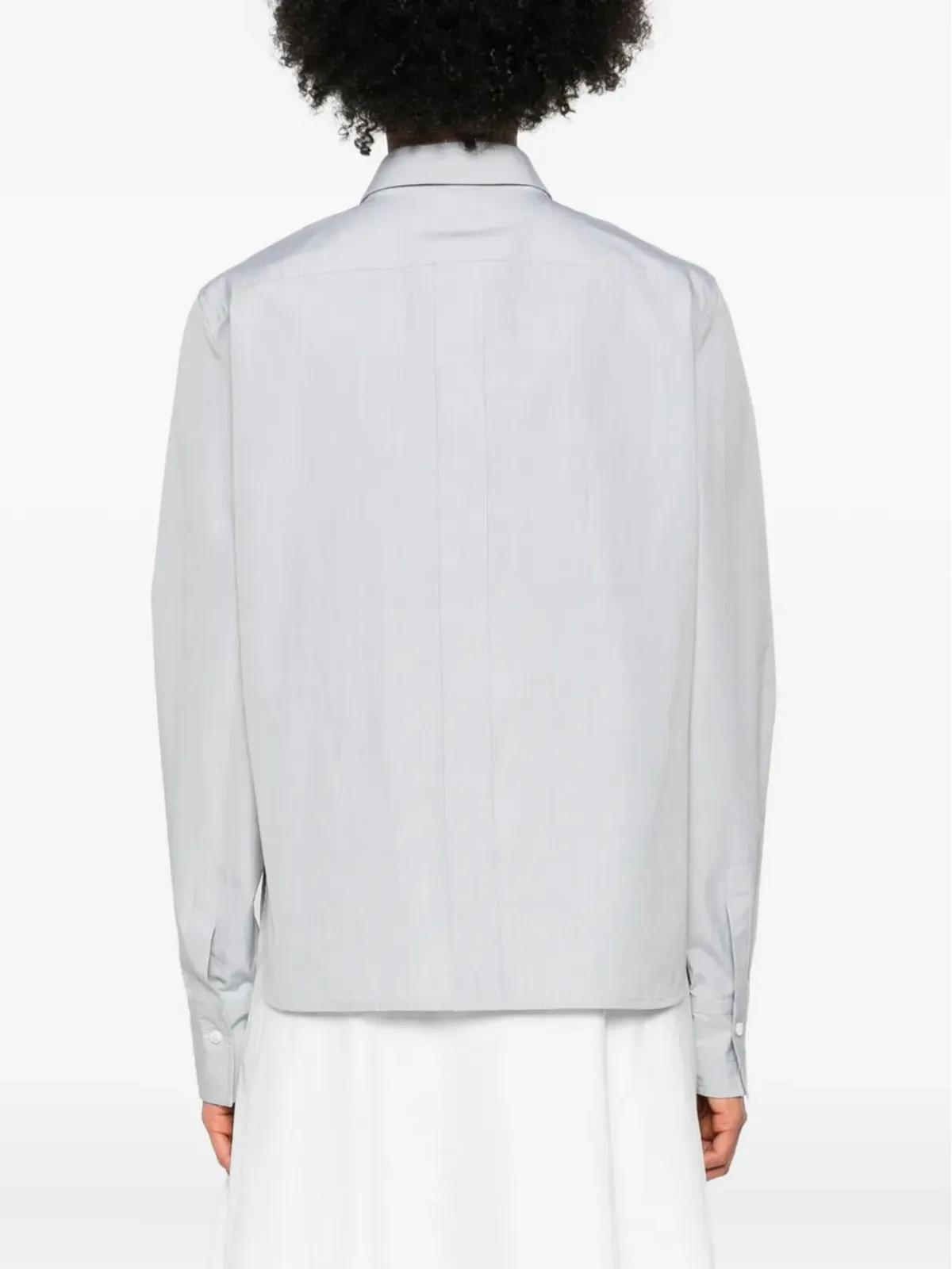 Brunello Cucinelli ボタンダウン ピンストライプシャツ - グレー - 画像4