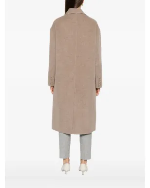 Ermanno Scervino Efezia ボタン留め ノッチドラペル フラップポケット コート - サムネイル4