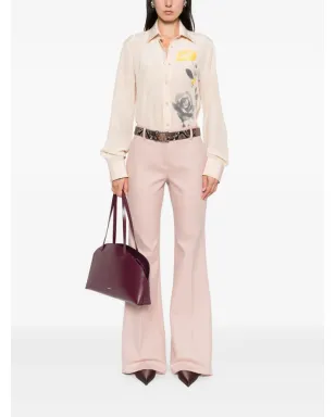Ermanno Scervino フレアウールパンツ ピンク - サムネイル2