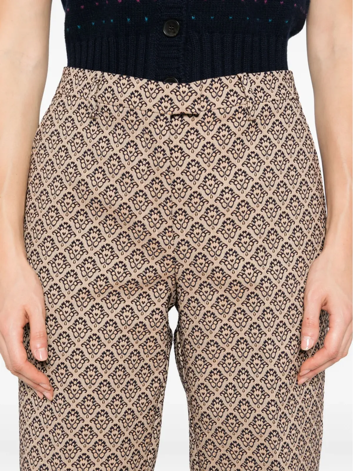ETRO ダマスク柄パンツ - 画像5