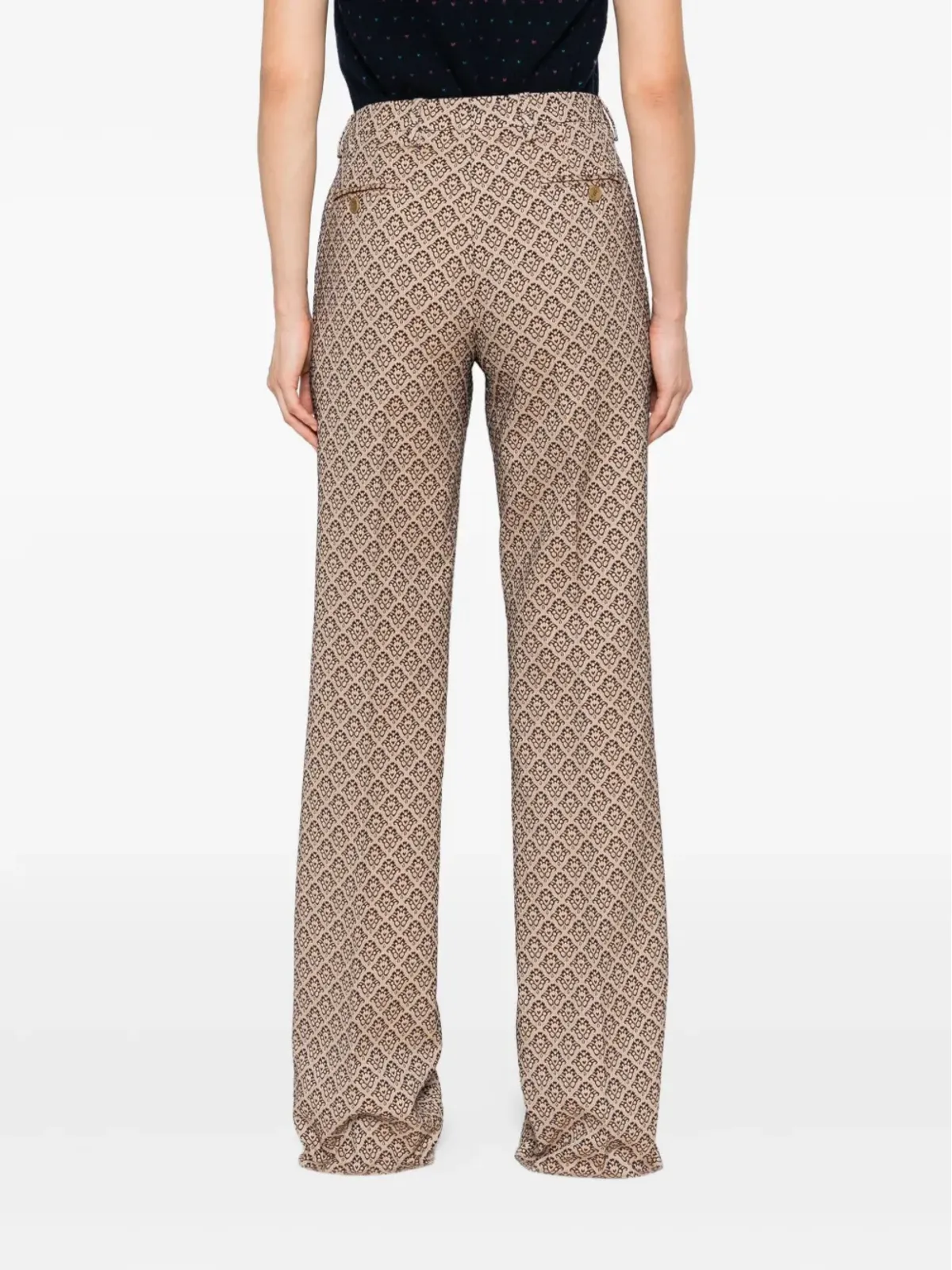 ETRO ダマスク柄パンツ - 画像4
