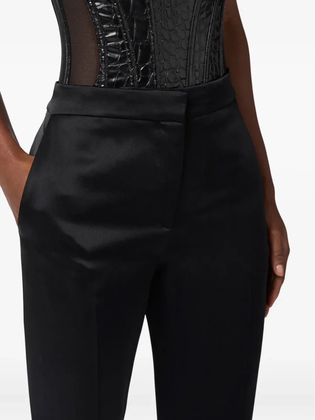 Elisabetta Franchi ハイウエストパンツ - 画像5