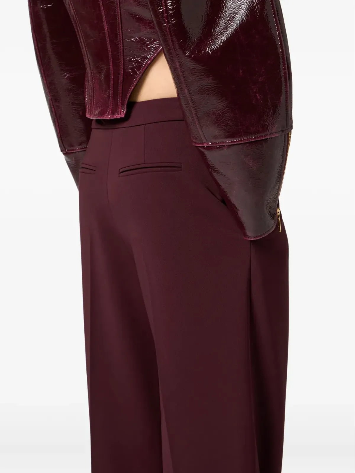 Elisabetta Franchi プリーツ入りストレートパンツ - 画像5
