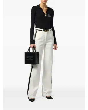 Elisabetta Franchi リブ編みポロシャツ - サムネイル2