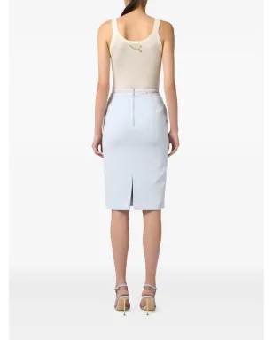 Elisabetta Franchi リブ編みロゴトップ - サムネイル4