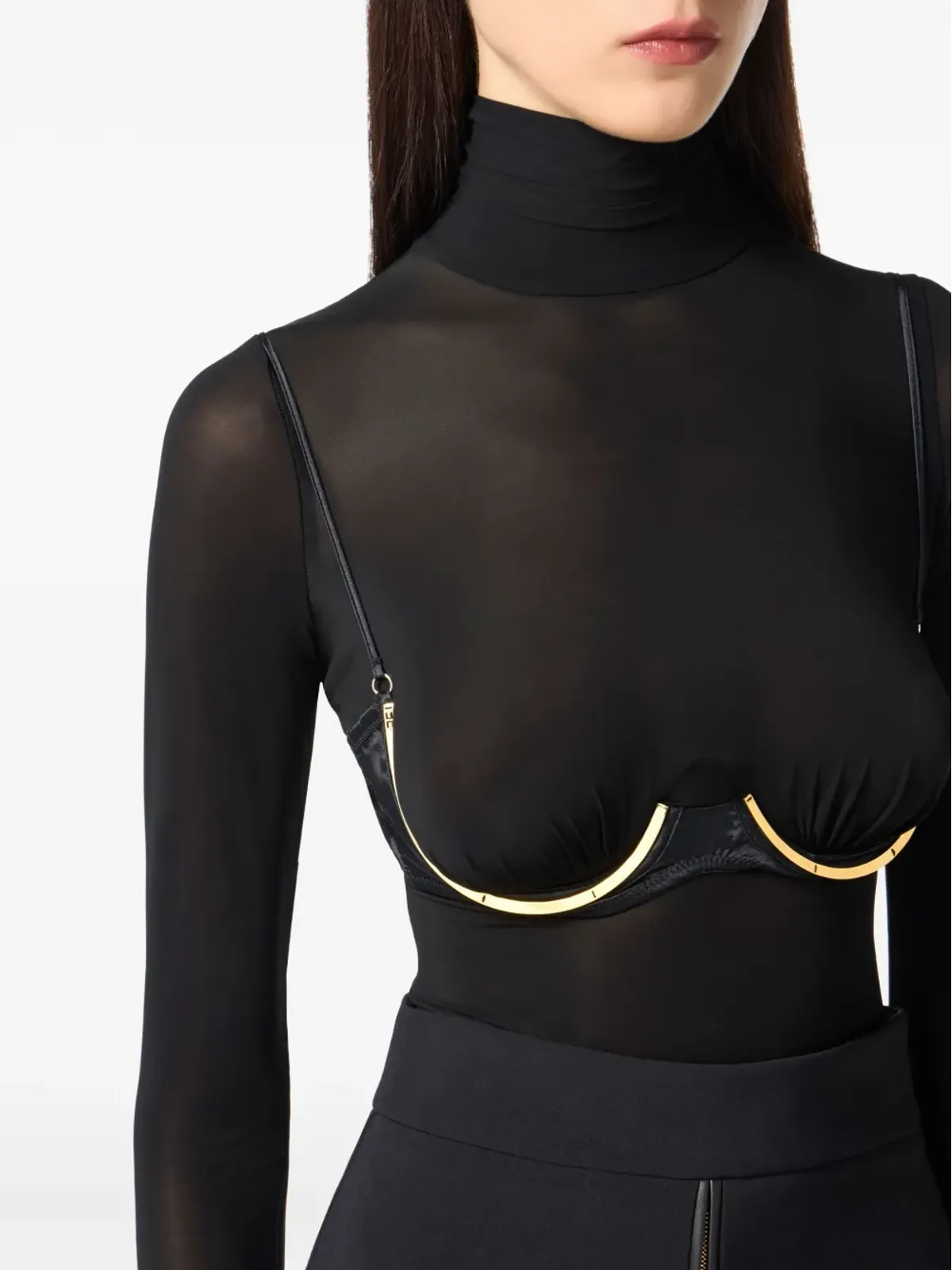 Elisabetta Franchi 長袖ボディスーツ - 画像5