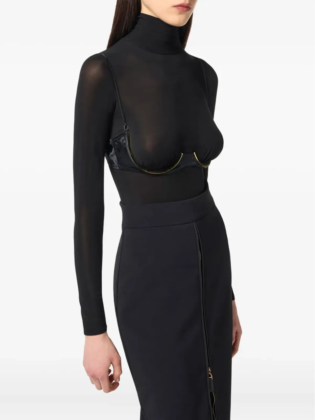 Elisabetta Franchi 長袖ボディスーツ - 画像4