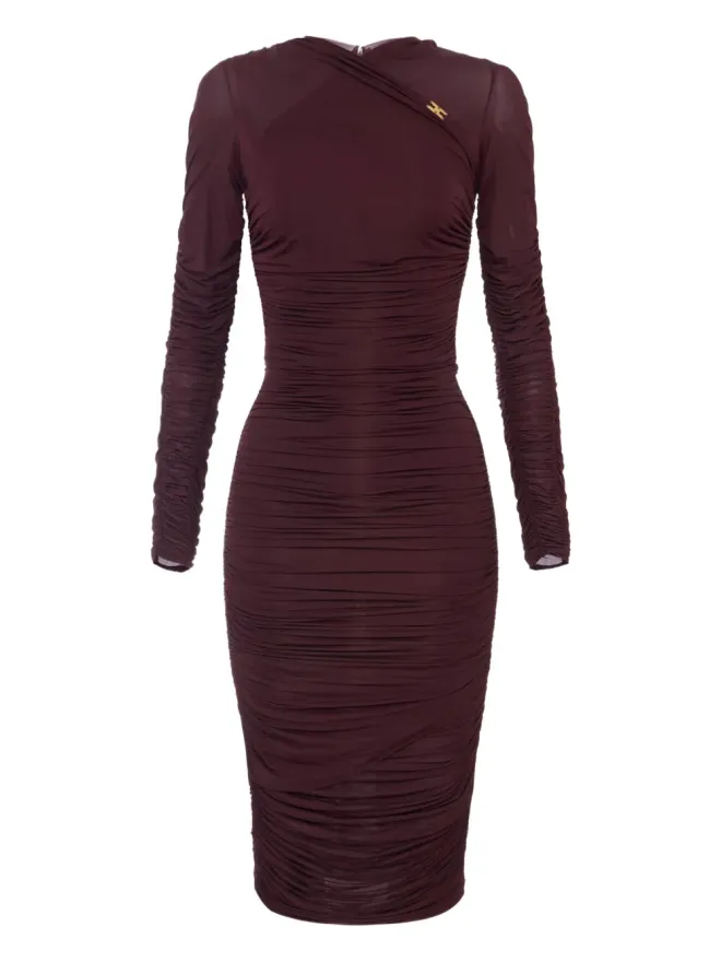 Elisabetta Franchi Elisabetta Franchi リュッシュミディドレスの商品画像