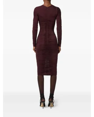 Elisabetta Franchi リュッシュミディドレス - サムネイル3