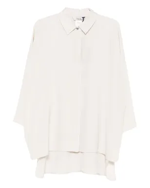 S Max Mara ボタンダウンシルクシャツ - サムネイル1