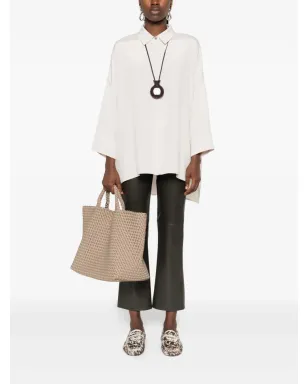 S Max Mara ボタンダウンシルクシャツ - サムネイル2