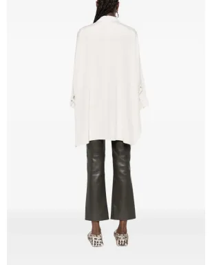 S Max Mara ボタンダウンシルクシャツ - サムネイル4