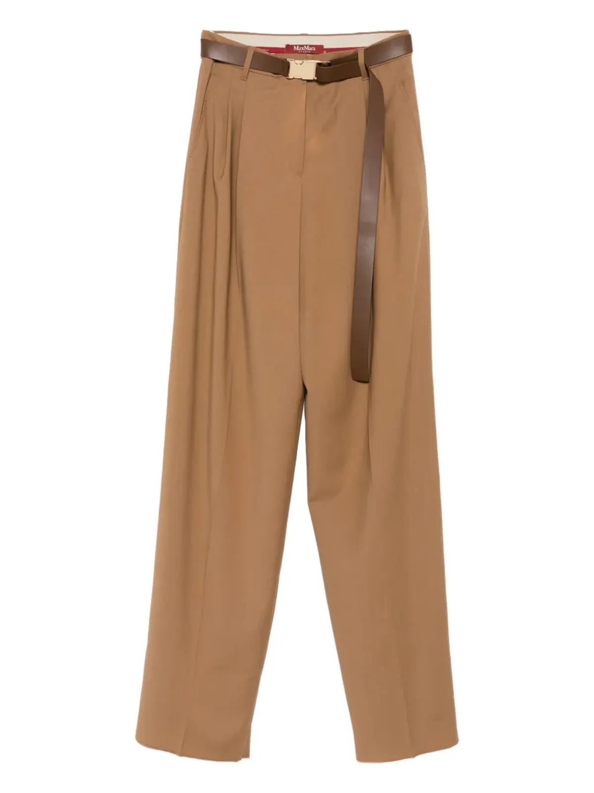 Max Mara プリーツベルトパンツ - 画像1