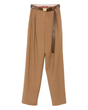 Max Mara プリーツベルトパンツ - サムネイル1