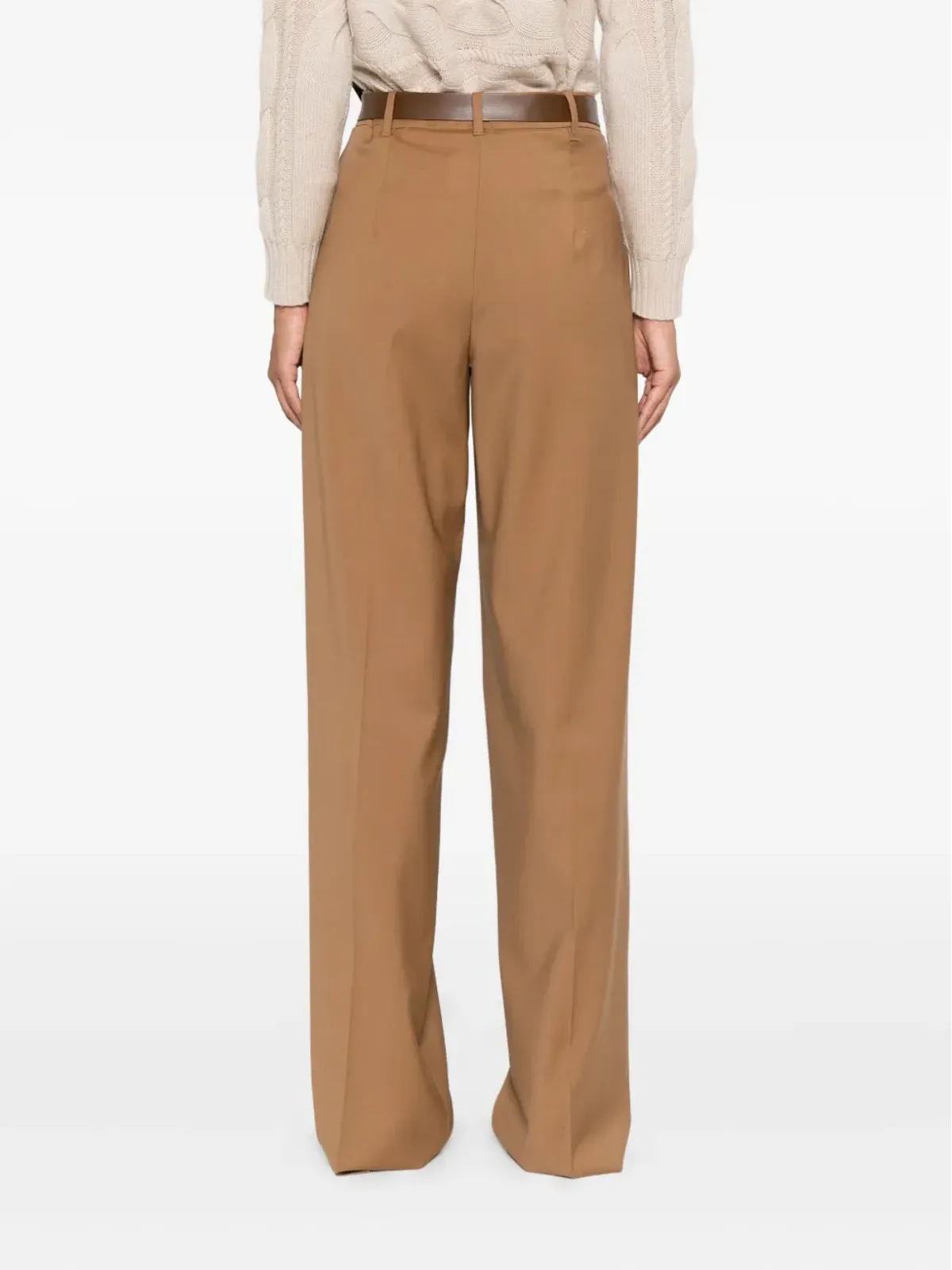 Max Mara プリーツベルトパンツ - 画像4