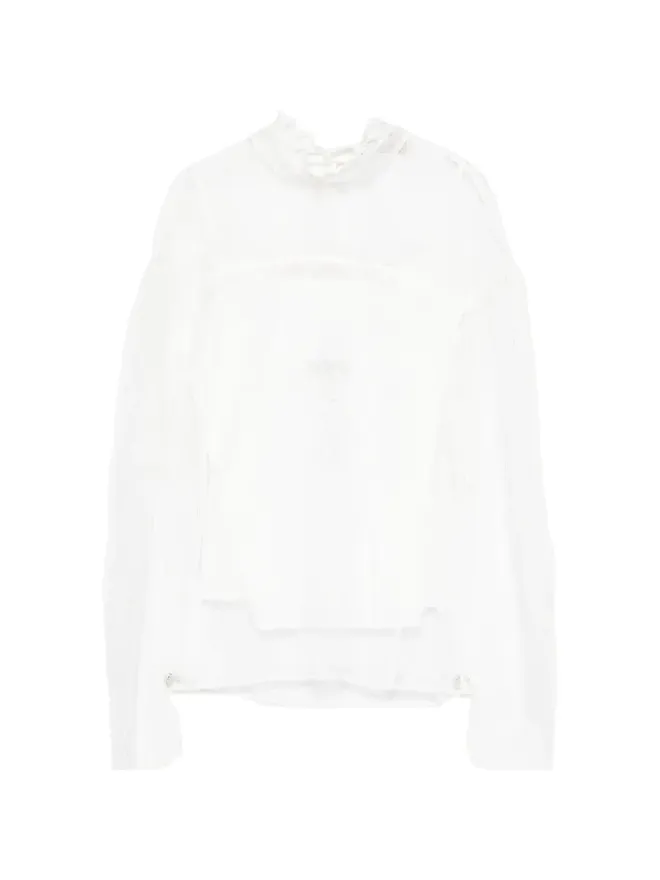 TWINSET TWINSET レース付きフリルニットウェアの商品画像