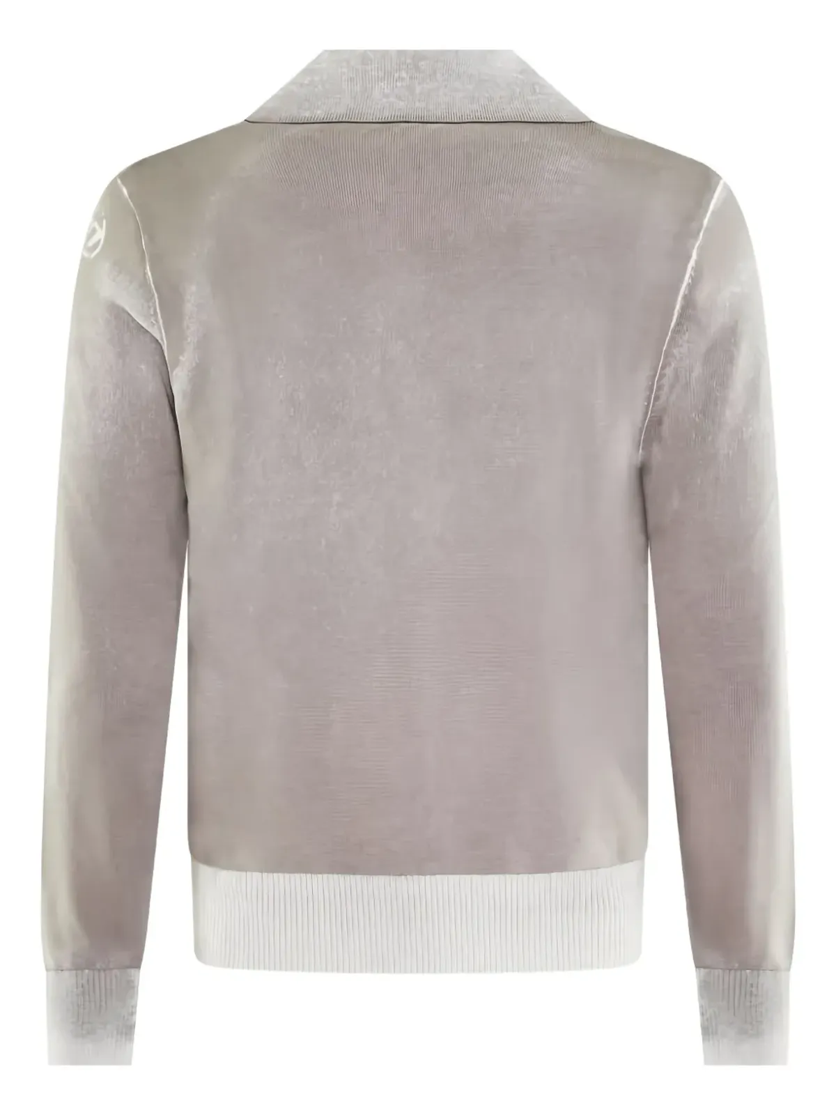 Diesel K-Lorenzo polo-neck ribbed-hem sweater - Grey - 画像2